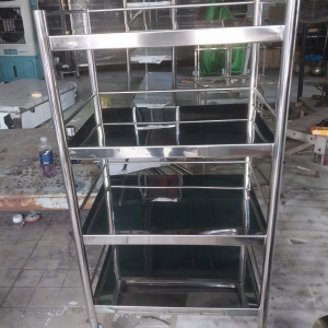 Xe tiêm 4 tầng inox 304