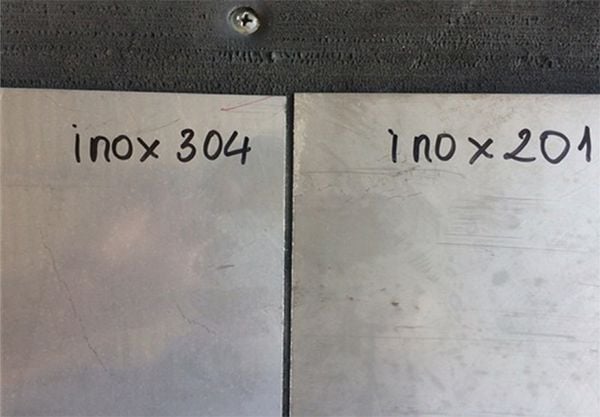 Phân biệt inox 201 và 304
